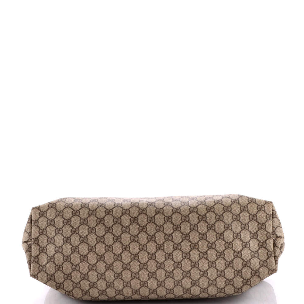 Gucci Plus Tote Gg Coated Canvas With #224266G13B - Picture 4 of 8